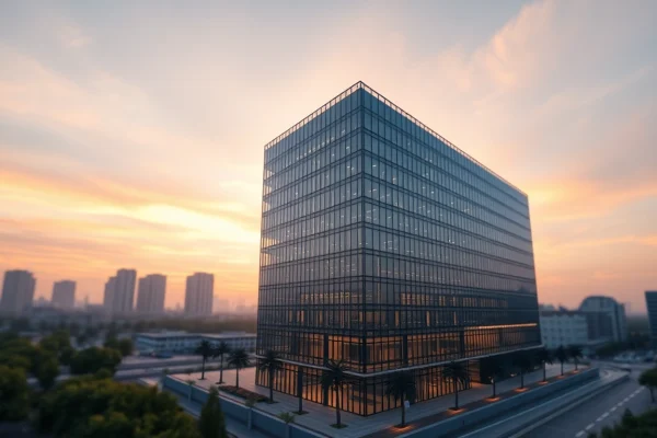 The Transformative Potential of Dawn Digital in Architectural Visualization Showcase dynamic architectural visualization by dawn digital with intricate building details.