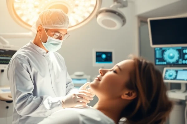 Bauchdeckenstraffung Braunschweig mit einem professionellen Chirurgen in der modernen Klinik.