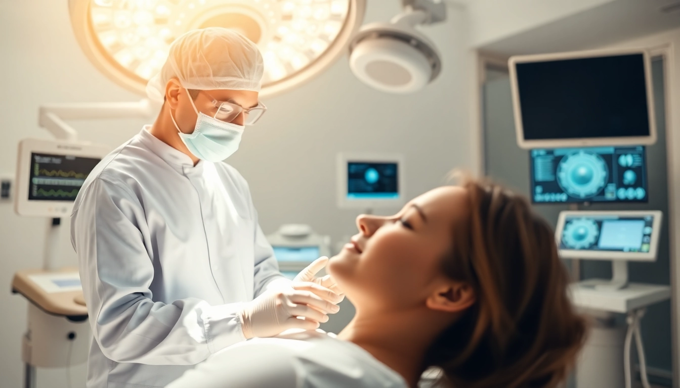 Bauchdeckenstraffung Braunschweig mit einem professionellen Chirurgen in der modernen Klinik.