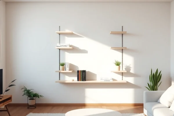 Stylish and Functional Minimalist Wall Rack Designs for Your Home Innovative minimalist wall rack offering stylish storage solutions for home decor.