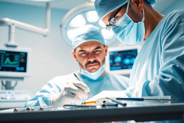 Optimale Handchirurgie Braunschweig durch erfahrene Fachärzte in einem modernen Operationssaal.